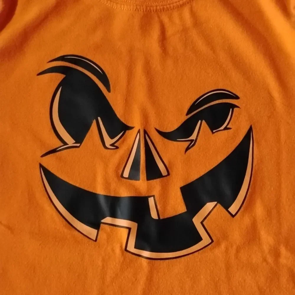 Wonder Nation Orange Halloween Kids Tee 5T